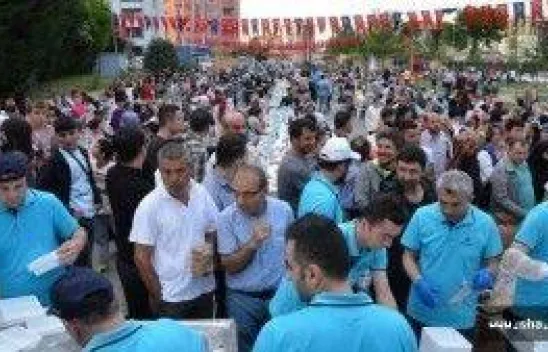 Gönül sofralarının ilki Kiptaş 1.Etapta kuruldu