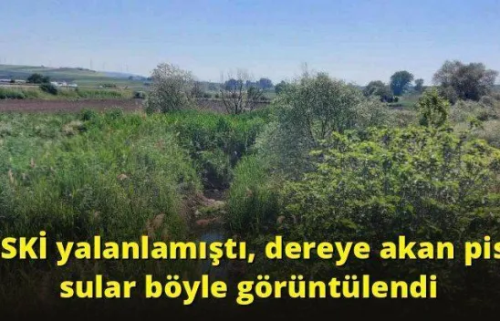 İSKİ yalanlamıştı, Kınıklı Deresi'ne akan pis sular böyle görüntülendi