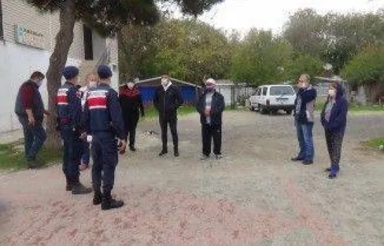 Silivri'de Jandarma'dan koronavirüs denetimi