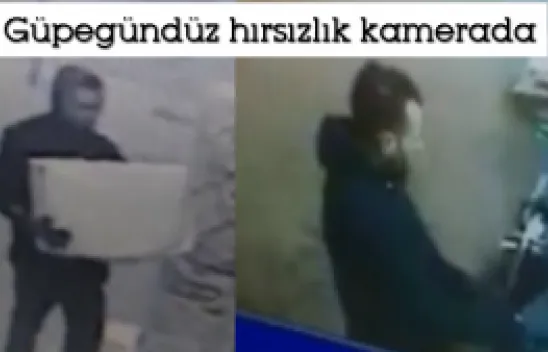Güpegündüz hırsızlık kamerada