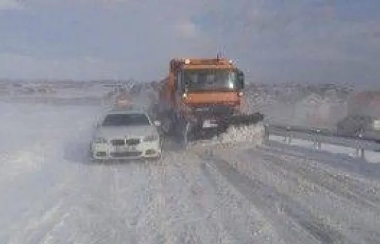 Silivri'de sürücüler zor anlar yaşadı