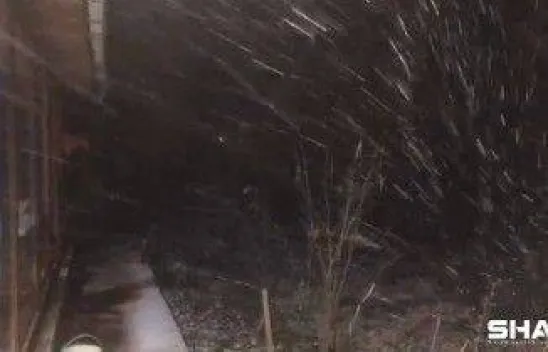 Silivri'nin köylerinde kar yağışı başladı