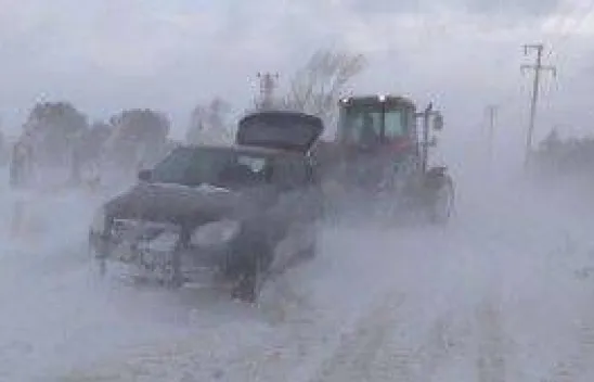 Gazeteciler Karda Mahsur Kaldı