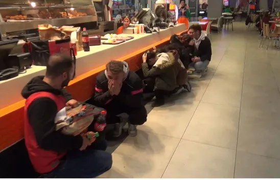 Silivri'de deprem tatbikatı 'çök-kapan-tutun' yapıldı