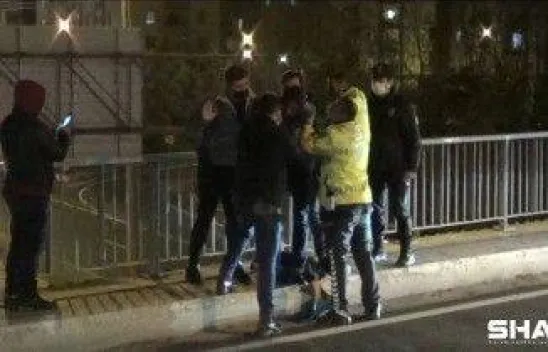 Silivri'de intihar girişimi: Polis son anda yakaladı