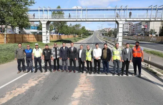 Silivri'nin iki yakası bir araya getirecek projede ilk kazma vuruldu