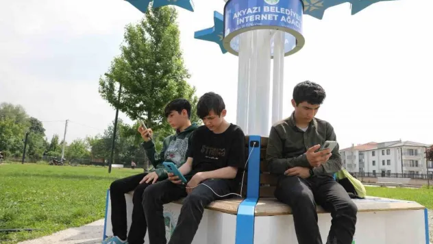 'İnternet Ağacı' Akyazılıların beğenisini kazandı