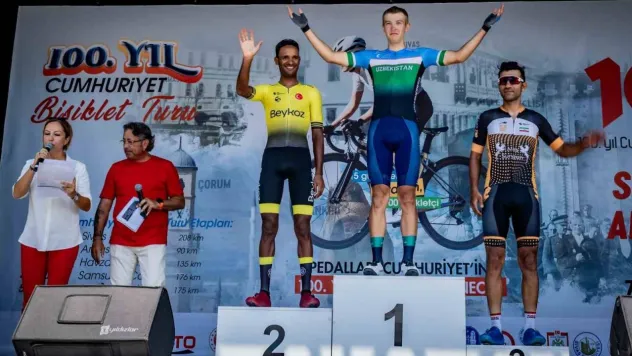 100. Yıl Cumhuriyet Bisiklet Turu tüm heyecanıyla devam ediyor