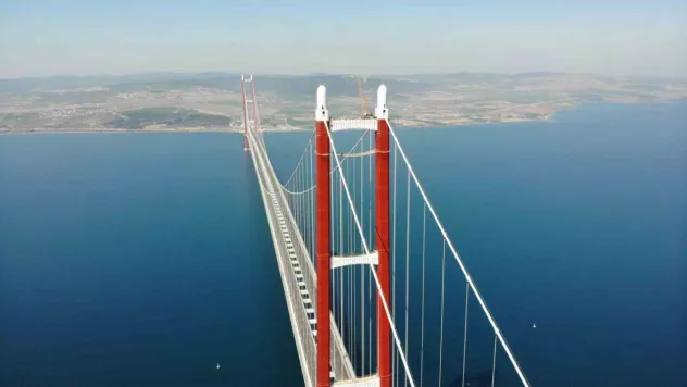 1915 Çanakkale Köprüsü ve Otoyolu'nda 30 bin kişi çalıştı