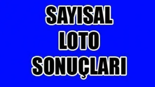 1 Eylül Sayısal Loto sonuçları
