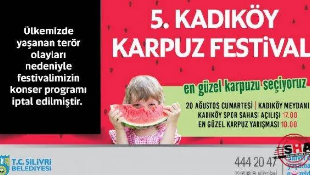 Karpuz Festivali 20 Ağustos'ta