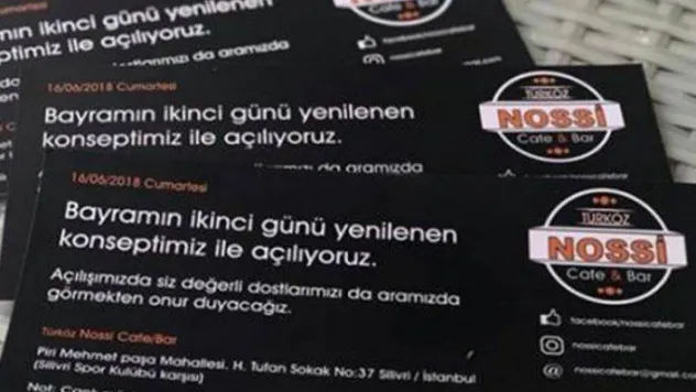 Nossi Cafe Bar açılıyor