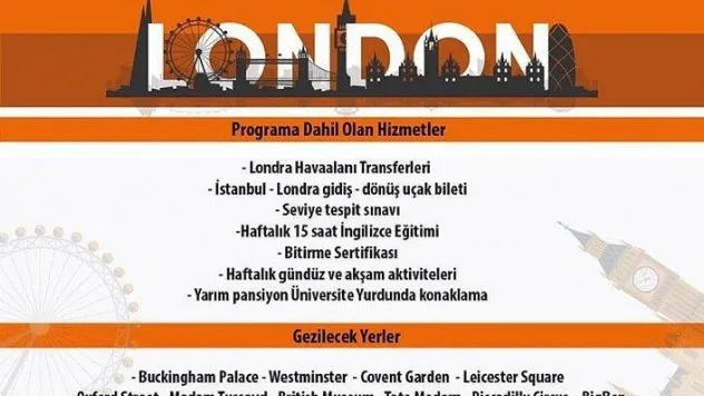 Çizgi Koleji, öğrencilerini Londra'ya götürüyor