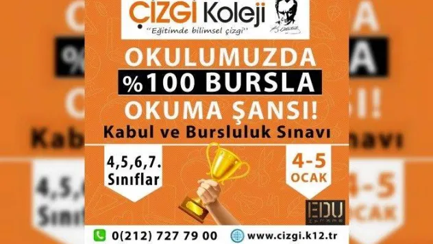 Çizgi Koleji'nde Tam Burslu Okuma Şansı!