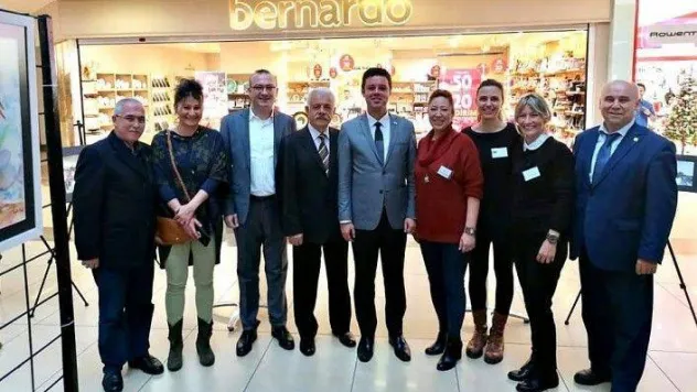 Sudaki izler resim sergisi Çorlu'da