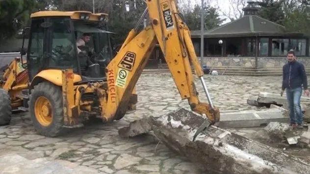 Kale Park'ta çalışmalar devam ediyor