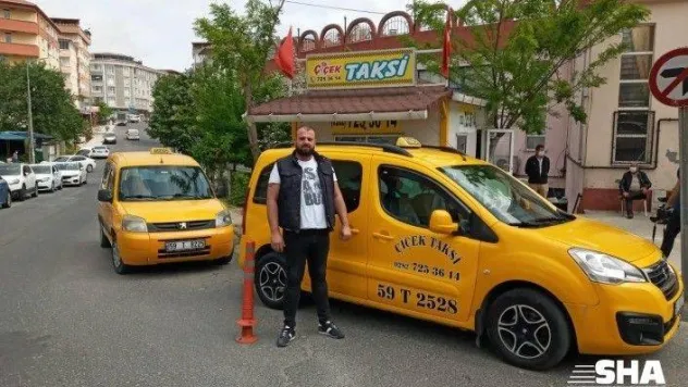 Büyükçavuşlulu Taksici esnafından örnek davranış!