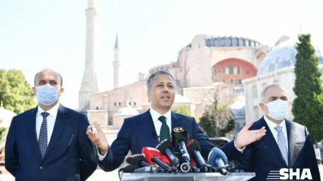 İstanbul Valisi Yerlikaya Ayasfoya Camii açılışı nedeniyle alınacak tedbirleri açıkladı