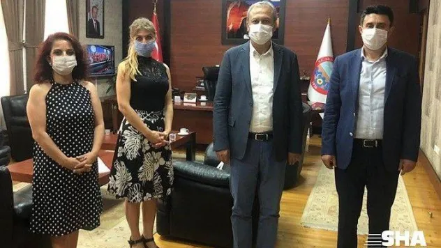 Odak yöneticileri İlçe Kaymakamı Ali Partal'ı Ziyaret Etti