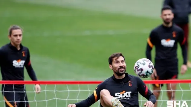 Galatasaray, Kayserispor hazırlıklarını sürdürdü