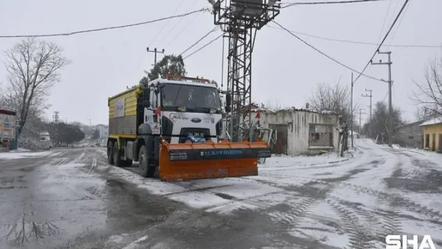 Karla Mücadele Ekipleri Görev Başında