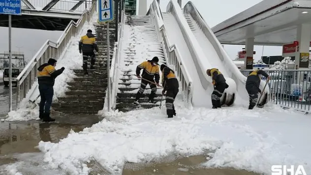Kar Kalınlığı 30 Cm'e Kadar Çıktı