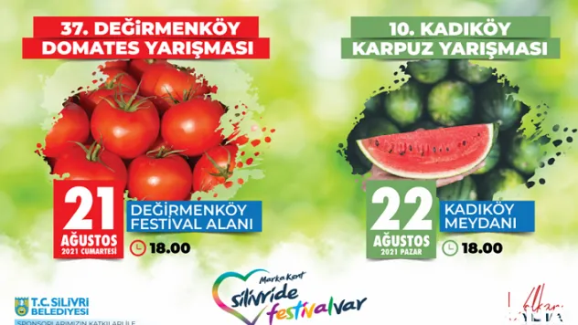 Domates ve Karpuz Festivali Bu Hafta Sonu