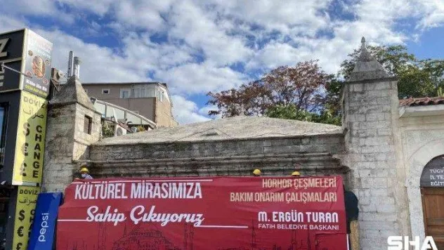 Fatih'te Osmanlı mirası 135 çeşme yeniden hayat buluyor