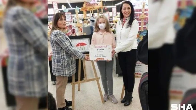 29 Ekim Cumhuriyet Bayramı konulu resim yarışmasında ödüller sahiplerini buldu