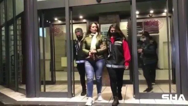 'Hanımağa' lakaplı Güniz Akkuş ve bir adamı yakalandı