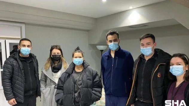 Hava muhalefetinden dolayı Çorlu'da mahsur kalan Inna kara yoluyla ülkesine döndü