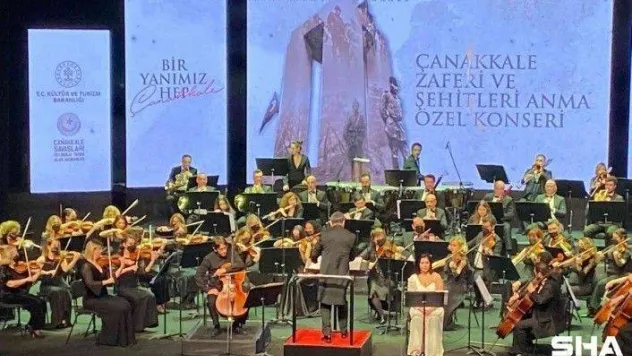 Çanakkale Zaferi ve Şehitleri Anma Programı'nda 57. Alayın Sancağı açıldı