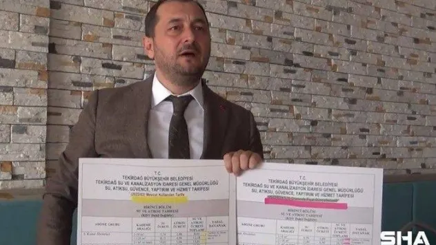 Suya yüzde 70 zam teklifi, Başkanın sosyal medya paylaşımıyla geri tepti