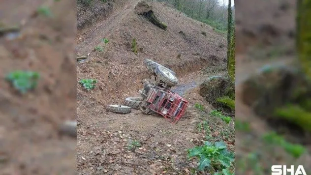 Traktör kazasında ağır yaralanan kişi hastanede hayatını kaybetti