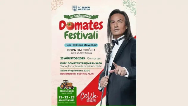 41. Değirmenköy Domates Festivali'nde Çelik Konseri Heyecanı