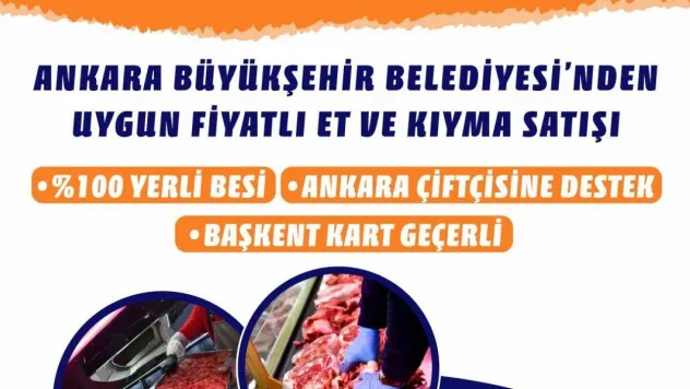 ABB'den Ramazan ayına özel uygun fiyatlı et ve kıyma satışı