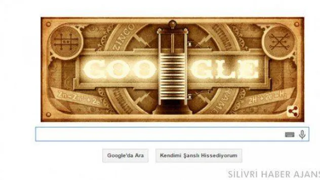 Alessandro Volta doodle oldu