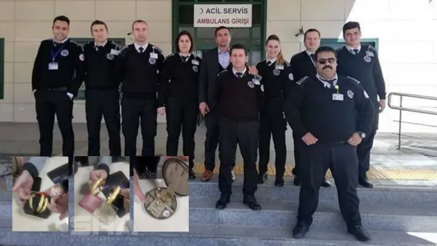 Altın dolu çantayı sahibine teslim ettiler