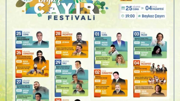 Anadolu'nun tüm renkleriyle 'Beykoz Çayır Festivali' başlıyor