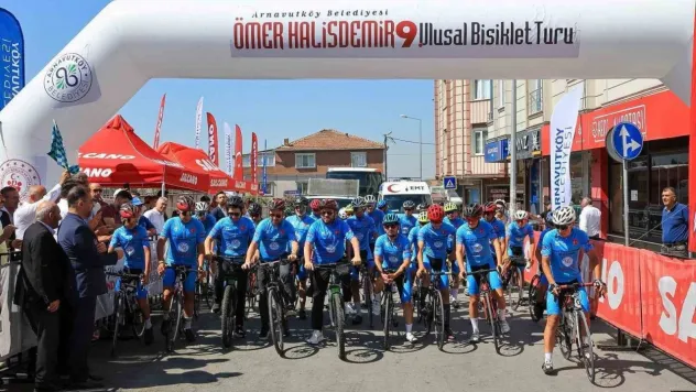 Arnavutköy'de 9. Ömer Halisdemir Bisiklet Turu başladı