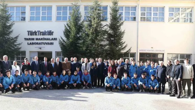 ATO Başkanı Baran ve Bakan Yardımcısı Şamlıoğlu'ndan meslek lisesi ziyareti