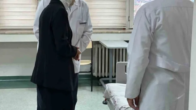 Bakan Göktaş'tan metan gazından zehirlenen askerlere ziyaret