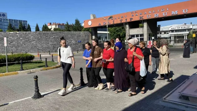 Balıkçılar tarafından cansız bedeni bulunan kızın cenazesi Adli Tıp Kurumu'ndan alındı