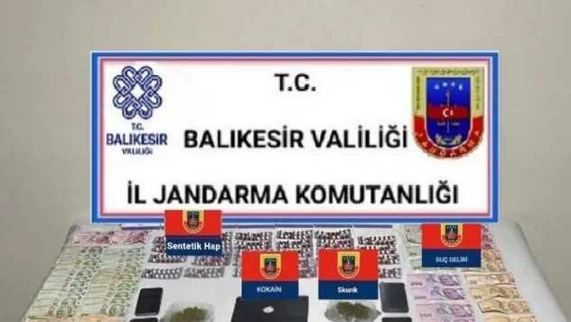 Balıkesir'de polis ve jandarmadan 'Huzur' operasyonu