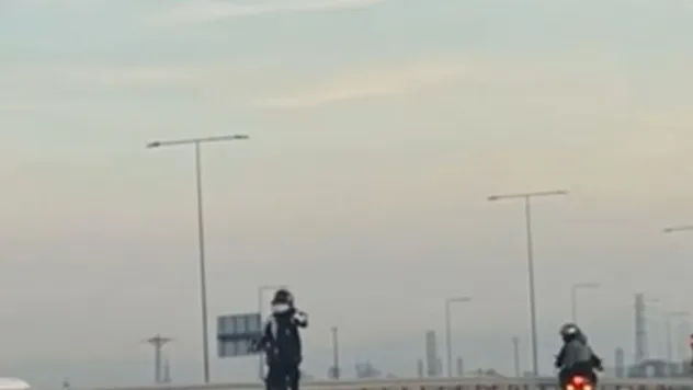 Başakşehir'de tehlikeli motosiklet gösterisi yapan sürücü yakalandı