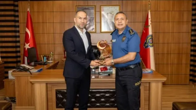 Başkan Özdemir'den Emniyet Müdürü Yılmaz'a ziyaret