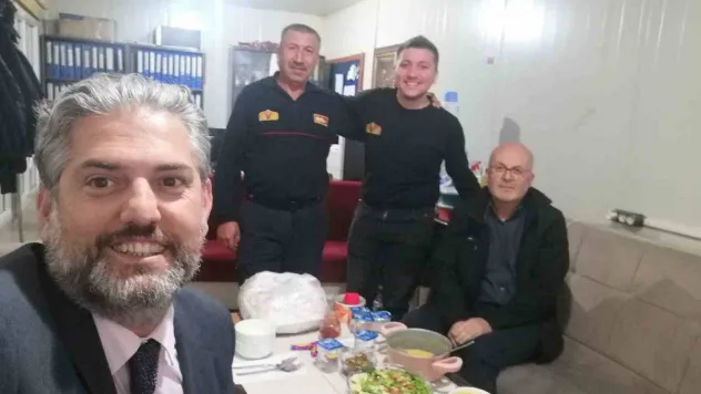 Başkan Suer, itfaiye ekiplerini unutmadı