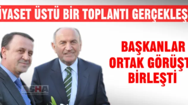 Başkanlar ortak görüşte birleşti