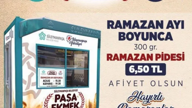 Belediyeden ucuza Ramazan pidesi
