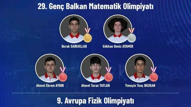 Bilim olimpiyatlarında madalya yağmuru: Türk öğrencilerden büyük başarı